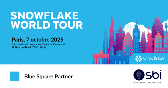 Bannière LinkedIn Snowflake World Tour Paris 2025